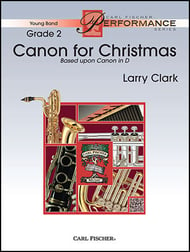 Canon for Christmas Concert Band sheet music cover Thumbnail